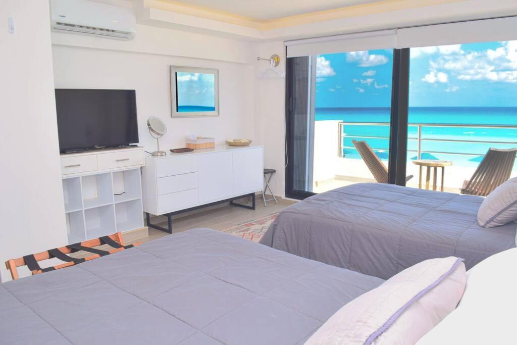 Ocean Front Villa Marlin, Best Location In Hotel Zone #109 Cancun Dış mekan fotoğraf